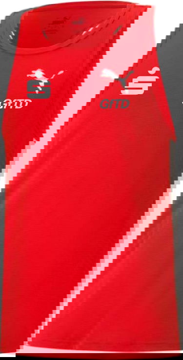 Tričko Puma Cross the Line Singlet 2.0 LGO Dortmund Červená | cross-the-line-singlet-2-0, 0