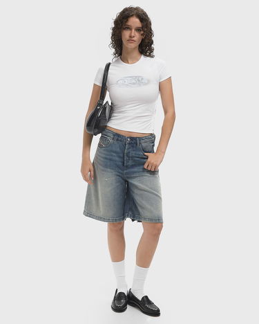 Tričko Diesel Women's T-Shirt with Side Ties Biela | A19368-0HQAH-100, 1