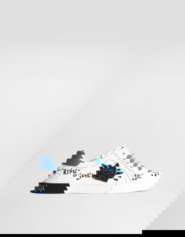 Tenisky a topánky Dolce & Gabbana Portofino Light Nappa Calfskin Biela | DA0702A02198W921, 0