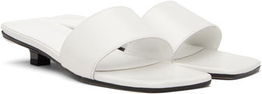 Starostlivosť o obuv BY FAR BY FAR Ceni Kitten Heel Mules Biela | MWFHO014CL034WH025PL, 3