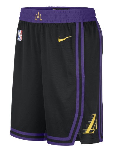 Šortky Nike Dri-FIT NBA Swingman Los Angeles Lakers City Edition Čierna | DX8706-010