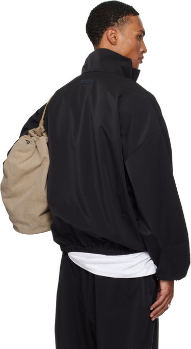 Bunda Fear of God ESSENTIALS Sporty Half-Zip Jacket Čierna | 202SP256720F, 2