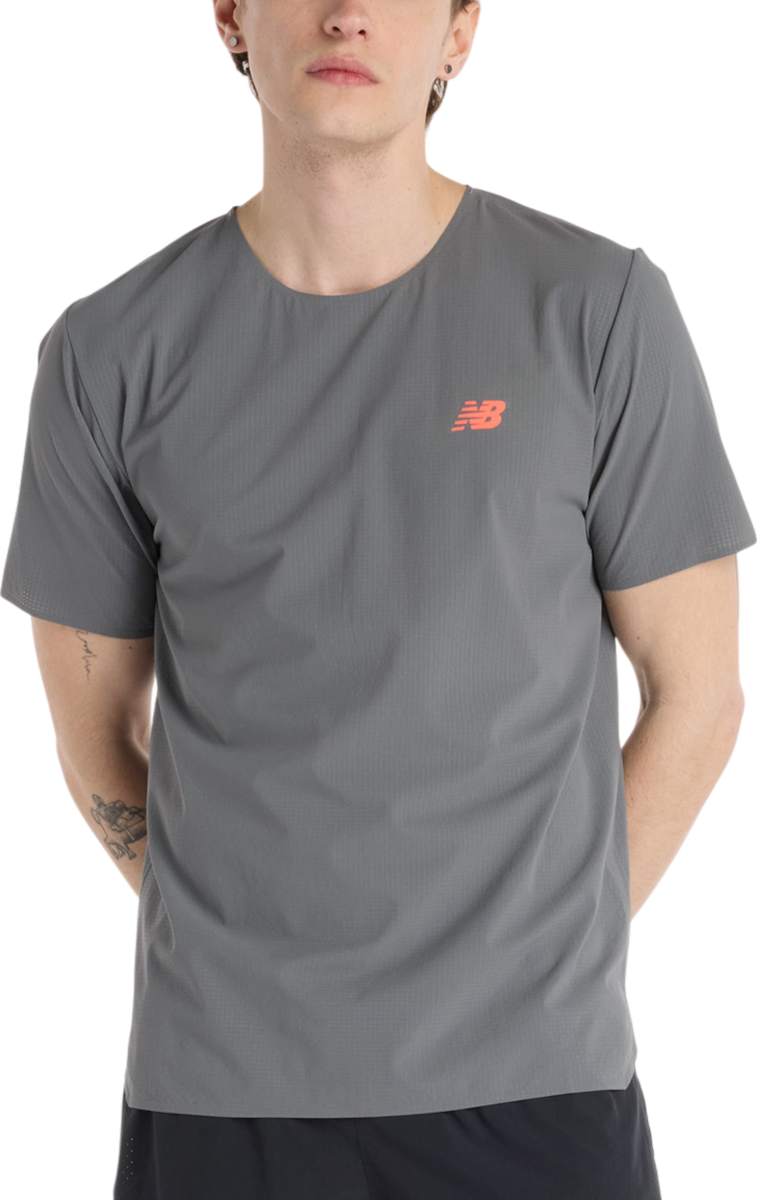 Tričko New Balance New Balance Race Day Ultra Light T-Shirt Šedá | mt51208-urr, 0