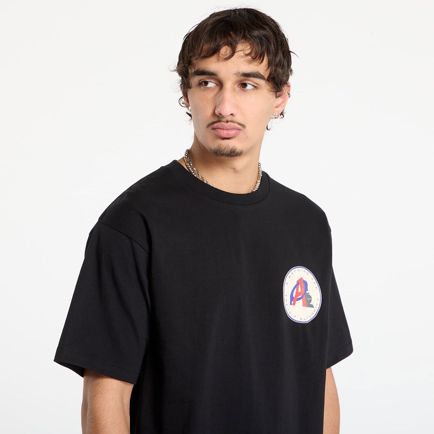 Tričko BAPE Ape Transit Authority T-Shirt Čierna | 001TEL801051MBLK, 1