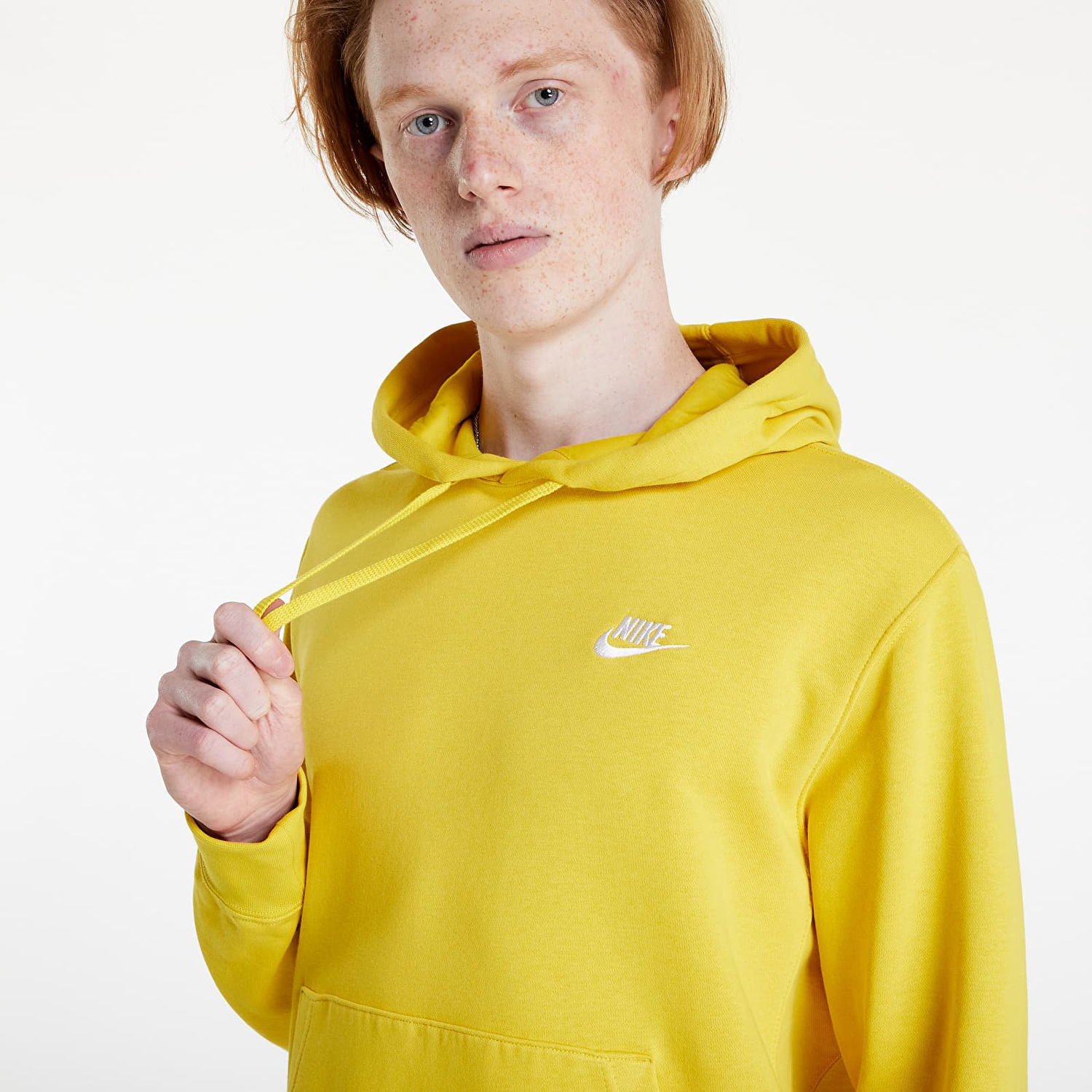 Mikina Nike Sportswear Club Pullover Hoodie Žltá | CZ7857-709, 0
