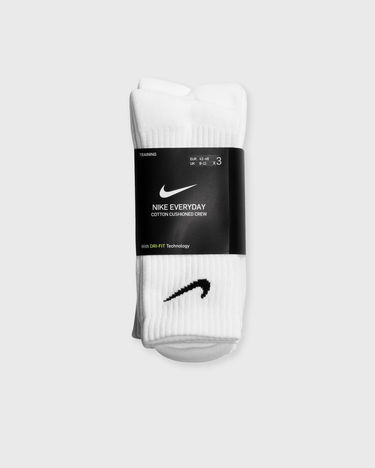 Spodná bielizeň a ponožky Nike 3-Pack Crew Socks Biela | SX7664-100, 2