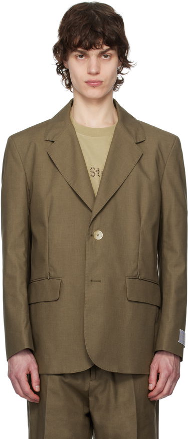 Súprava Ranra RANRA Writer Gabardine Tailored Blazer Hnedá | AMSS25BL01555, 0