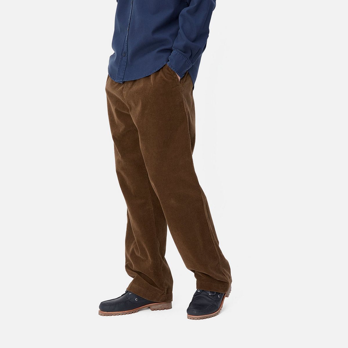 Nohavice Carhartt WIP Corduroy Relaxed Fit Pants Hnedá | I034037_9, 1