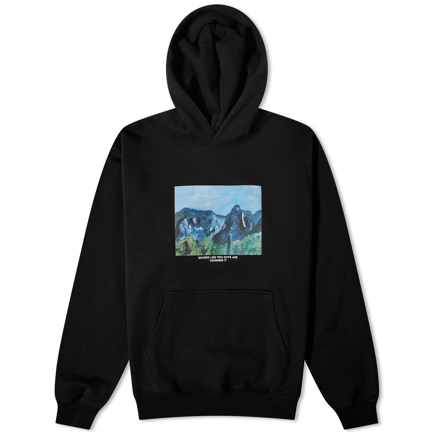 Mikina Polar Skate Co. Sounds Like You Guys Are Crushing It Hoodie Čierna | PSC-B-W23-11, 0