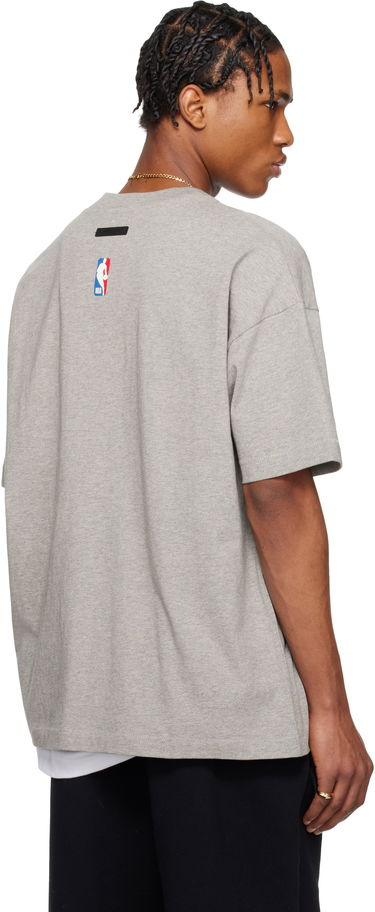 Tričko Fear of God Fear of God ESSENTIALS NBA Nets Short Sleeve T-Shirt Šedá | 125AL244105F, 2