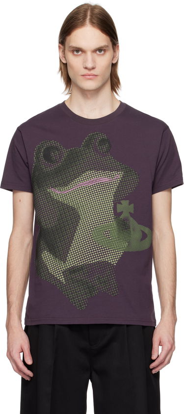 Tričko Vivienne Westwood Vivienne Westwood Frog Classic T-Shirt Fialová | 3G01003C-J001M-, 0