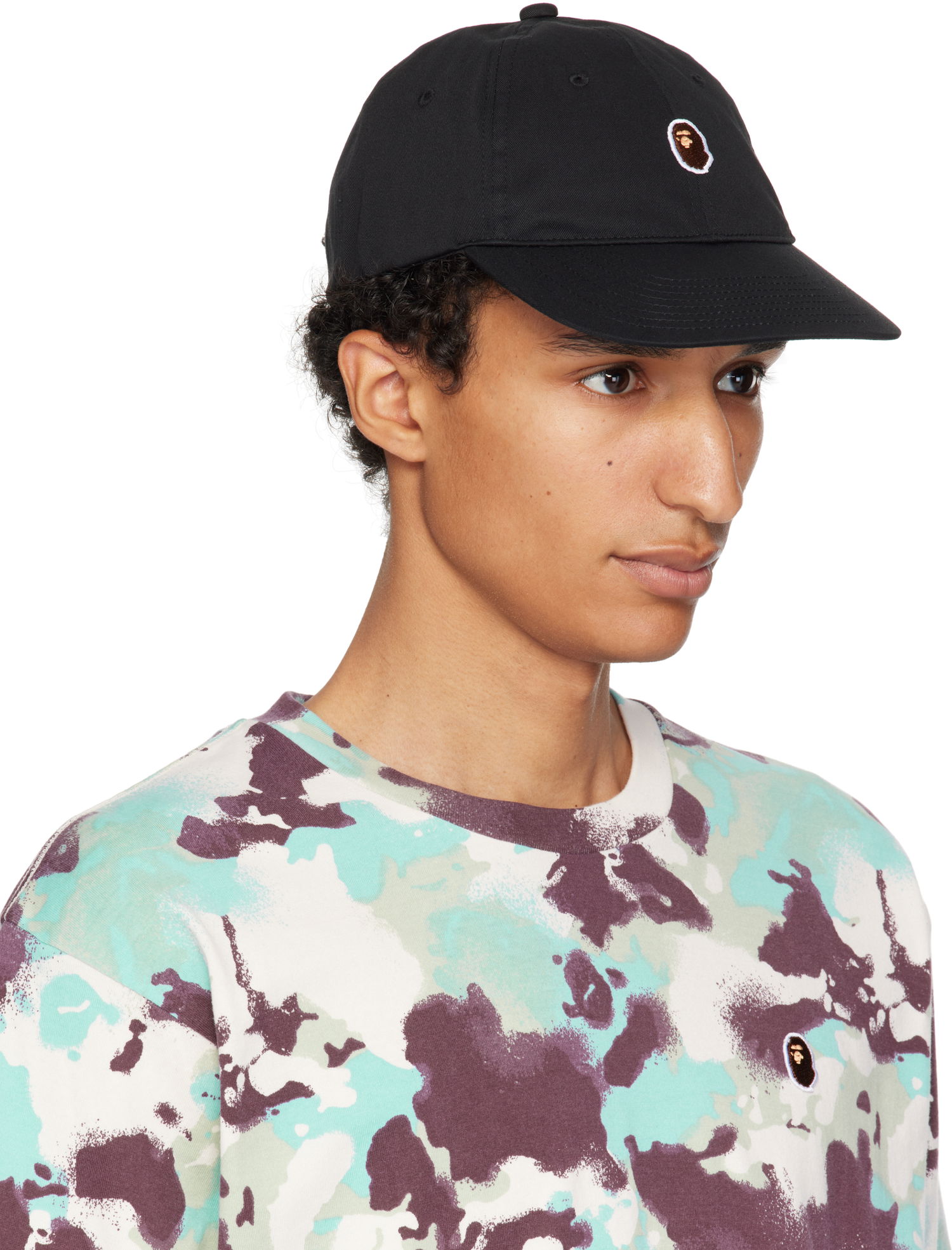 Šiltovka BAPE One Point Twill Cap Čierna | 001CPL301311M, 1