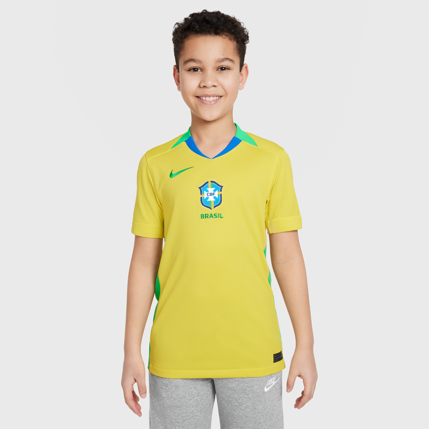 Dres Nike Brazil Stadium 2025 Dri-FIT Replica Jersey Žltá | FZ9194-718, 0