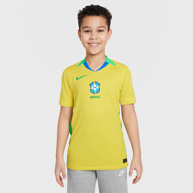 Dres Nike Brazil Stadium 2025 Dri-FIT Replica Jersey Žltá | FZ9194-718, 0