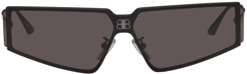 Slnečné okuliare Balenciaga Black Shield 2.0 Čierna | BB0192S-001, 0