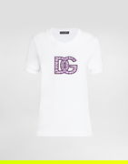 Dolce & Gabbana Cotton T-Shirt with DG Logo