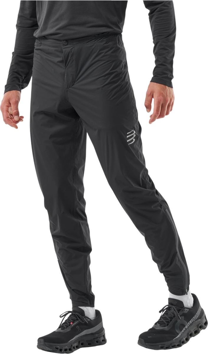 Nohavice Compressport Compressport Hurricane Waterproof Pants 2.0 Čierna | apau8749000