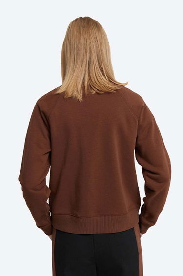 Mikina WOOD WOOD Elene x Filla Sweatshirt Hnedá | 688375.H95, 1