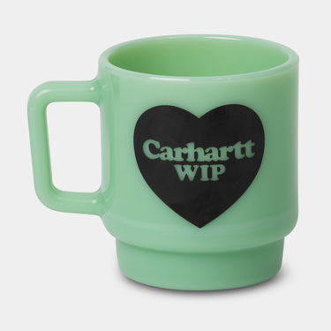 Home decor Carhartt WIP Carhartt WIP Heart Glass Mug Zelené | I035873_2, 0