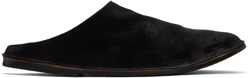 Oblečenie Marsèll Marsèll Strasacco Suede Mules Čierna | MM3156 P024666