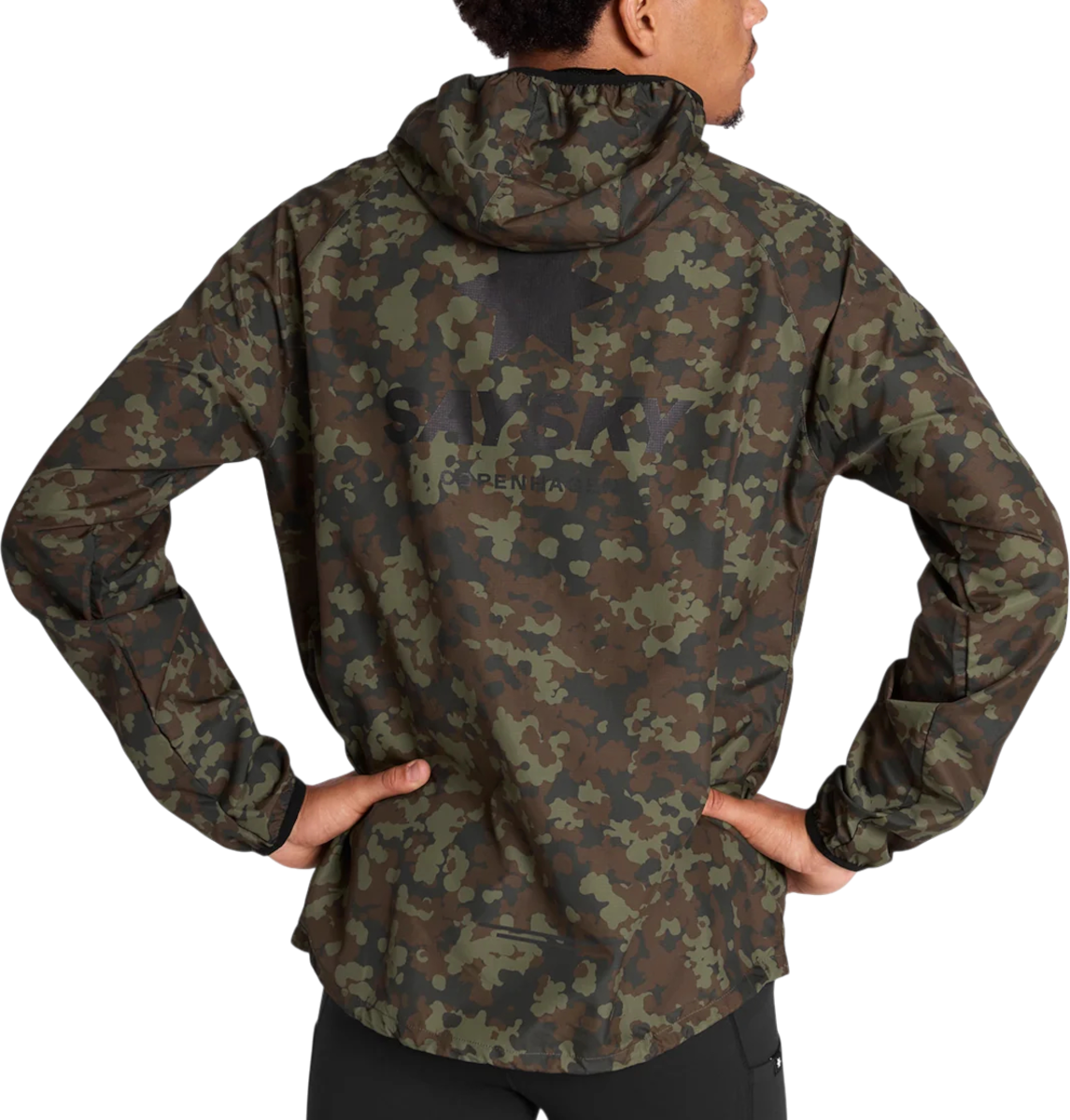 Bunda Saysky Saysky Camo Pace Hooded Jacket Zelené | omrja22c1048-omrja22c1048, 1