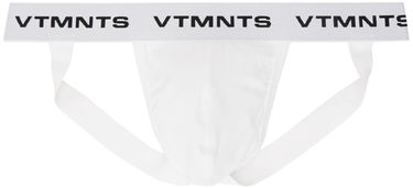 Body VETEMENTS Logo-Woven Jockstrap Biela | VL22UN400W, 0