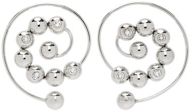 Náušnice Jean Paul Gaultier Jean Paul Gaultier Spiral Crystal Earrings Metalická | 24/30-U-BO062-X054-91, 0
