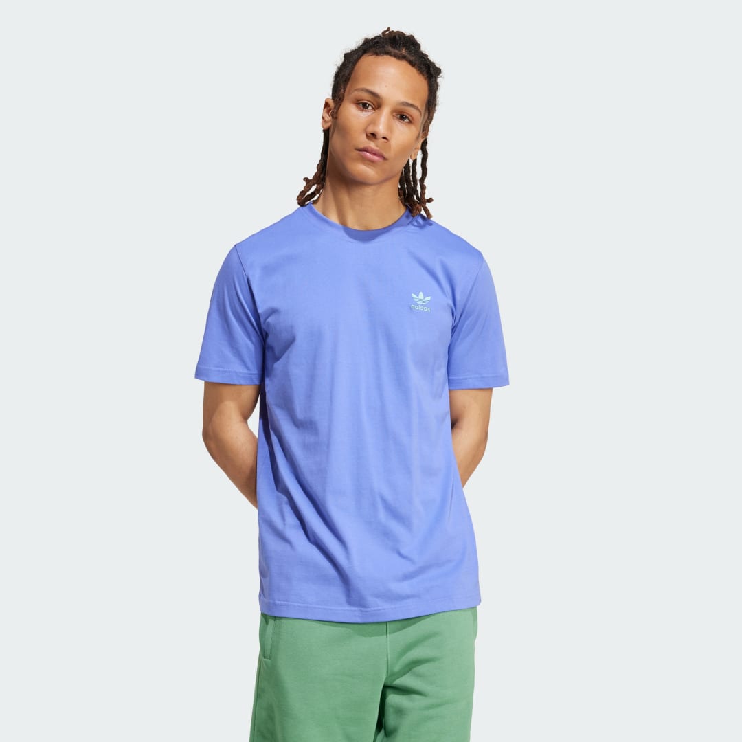 Tričko adidas Performance Trefoil Essentials Fialová | IZ2107, 0