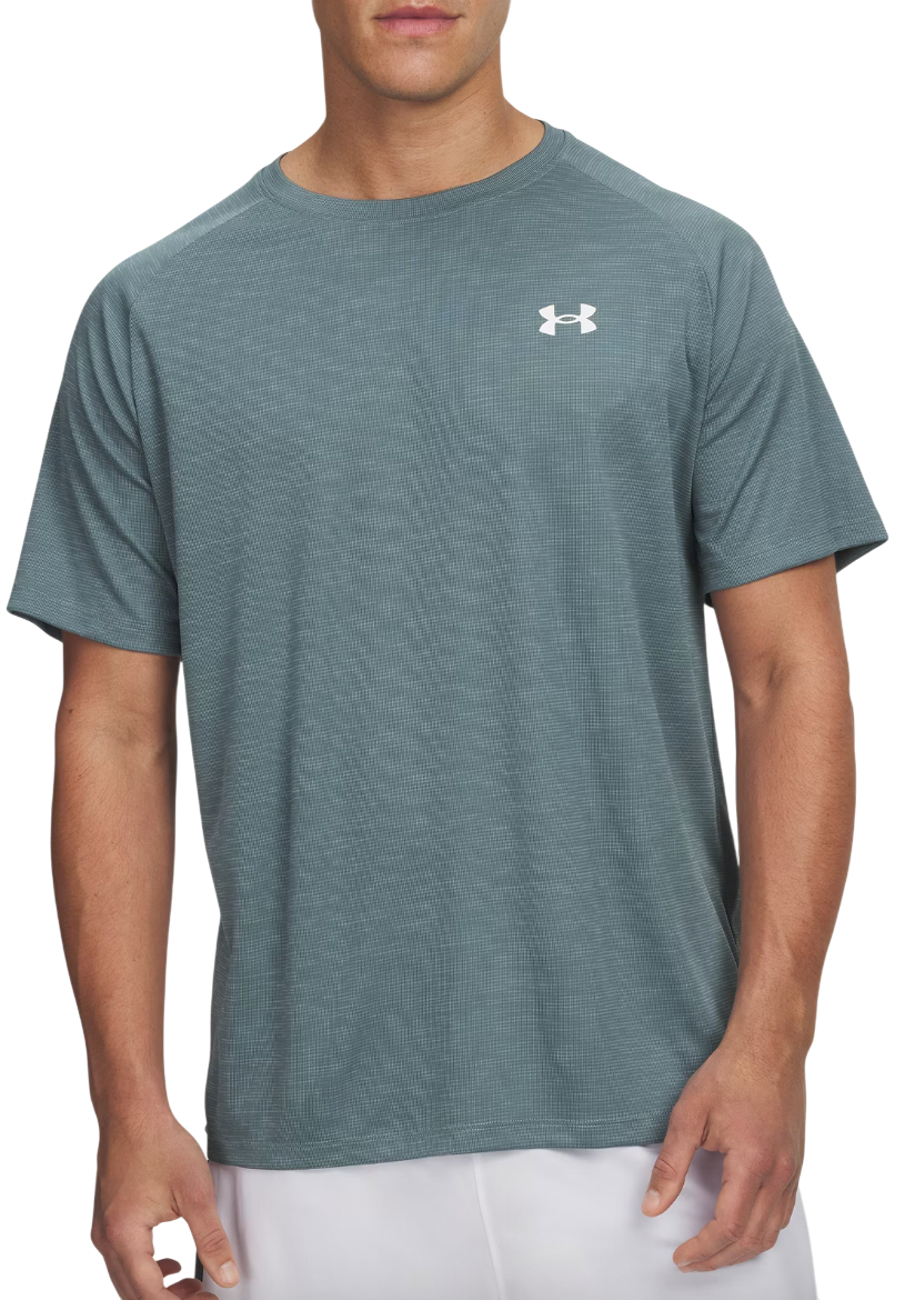 Tričko Under Armour Tech Textured Short Sleeve T-Shirt Tyrkysová | 1382796-587, 0