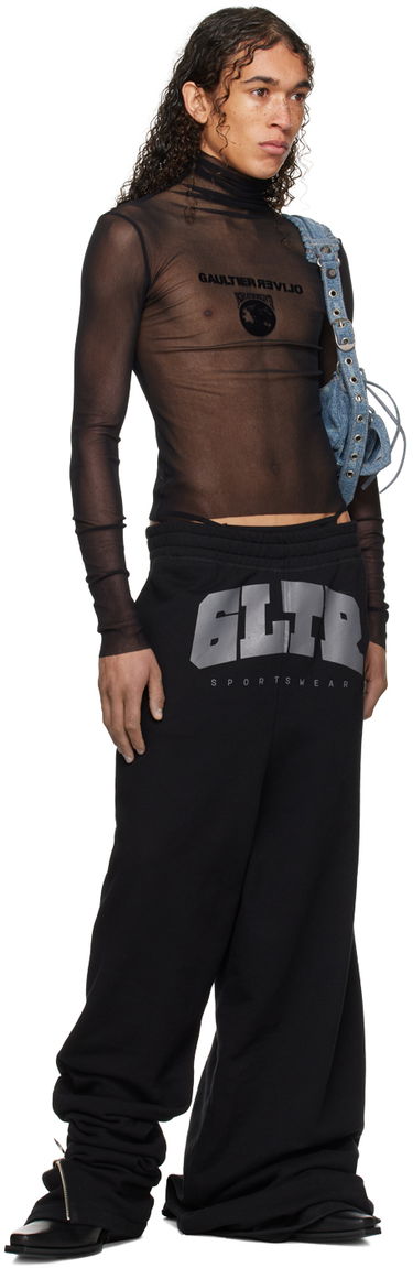 Tepláky Jean Paul Gaultier Shayne Oliver Edition Sweatpants Čierna | 24/27-F-RO125IP-J064-00, 4