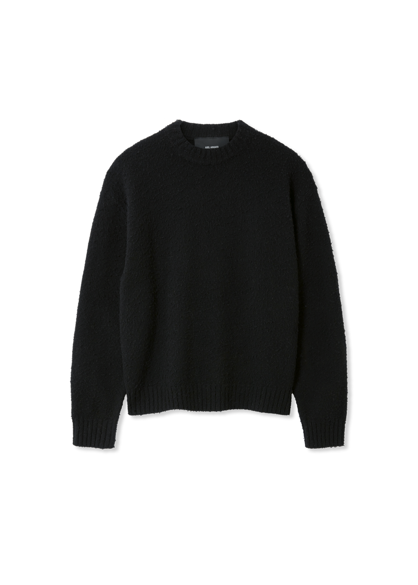 Sveter AXEL ARIGATO Miles Knitted Crewneck Sweater Čierna | A3412001