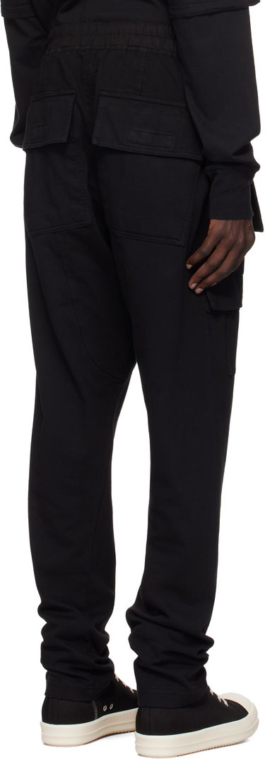Cargo nohavice Rick Owens Rick Owens DRKSHDW Porterville Creatch Drawstring Cargo Pants Čierna | DU02D2376 RIG, 2