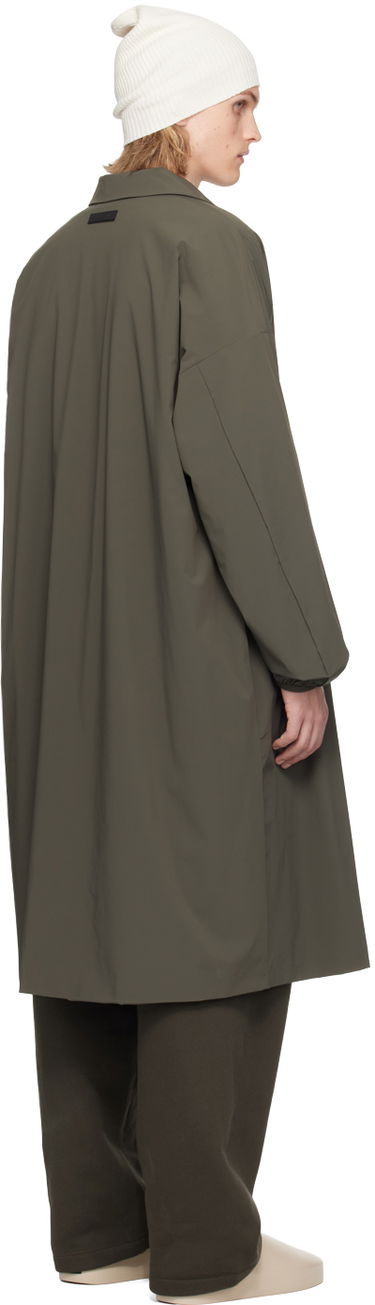 Pláštenka Fear of God Fear of God Essentials Long Sleeve Shirt Jacket Zelené | 202SP244600F, 2