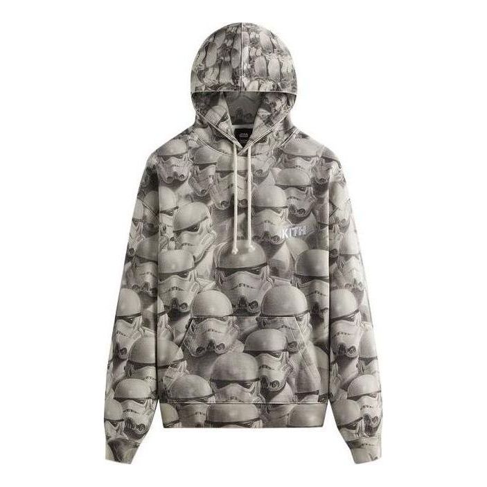 Mikina KITH Star Wars Stormtrooper Vintage Hoodie Šedá | KHM031297-101, 0