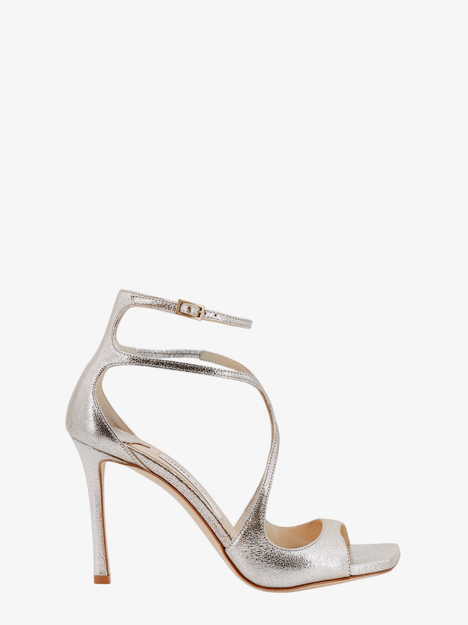 Tenisky a topánky Jimmy Choo Metallic Leather High Heel Sandals Metalická | AZIA95GLECHAMPAGNE, 0