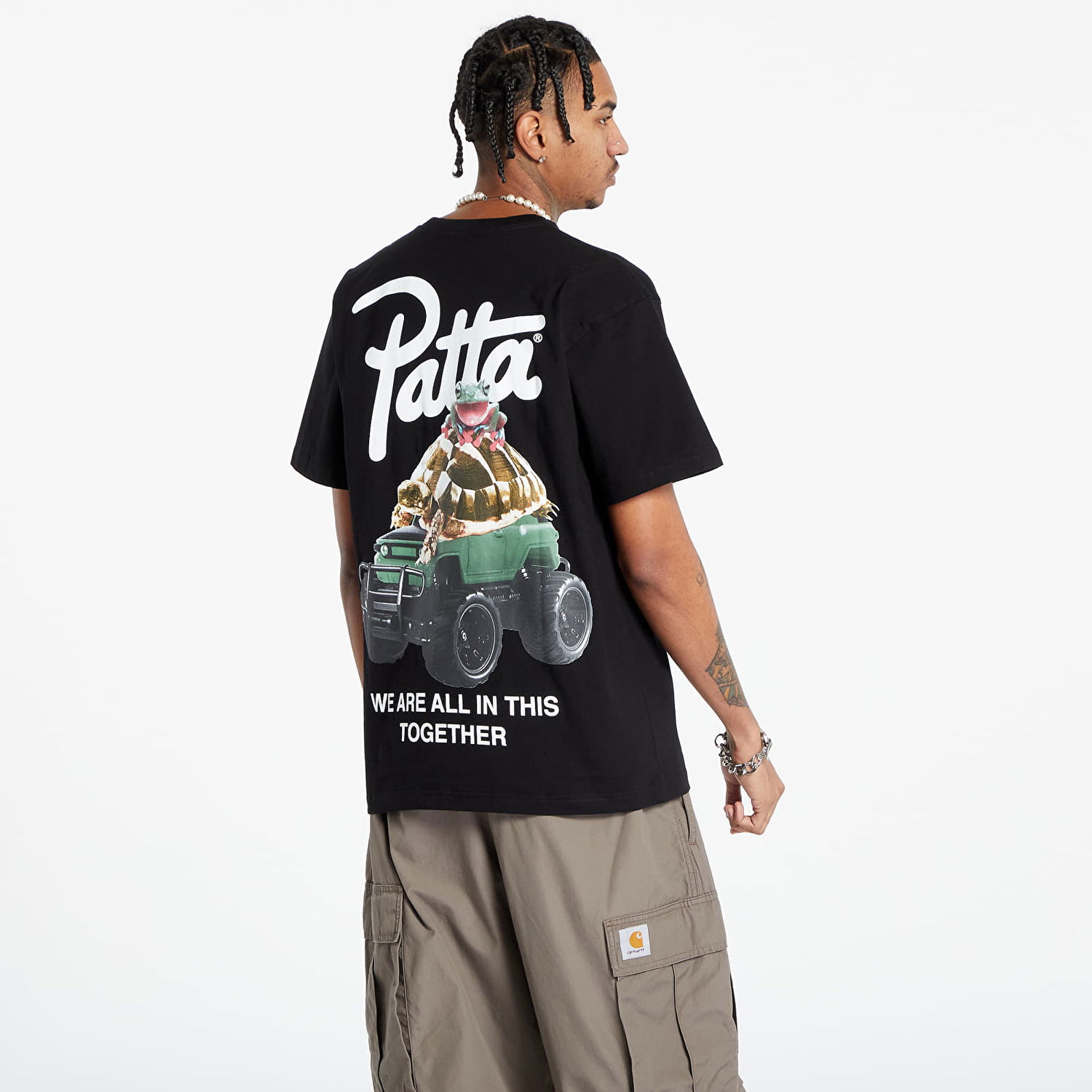 Tričko Patta Animal T-Shirt Čierna | AW23-ANIMAL-TS-001, 1