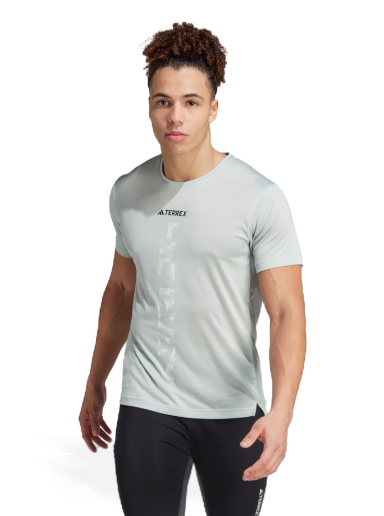 Tričko adidas Performance Terrex Agravic Trail Running Tee Šedá | HZ6242