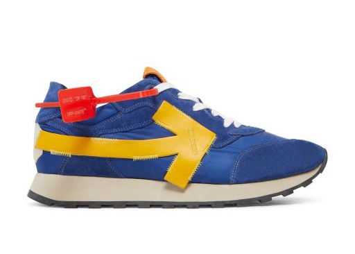 Tenisky a topánky Off-White Arrow Running "Blue Yellow" Navy | OMIA118S19D38034 3060, 0