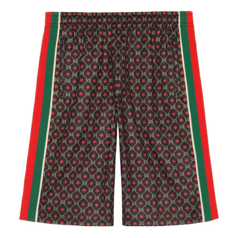 Šortky Gucci Star Print Track Shorts Čierna | 575736-XJBA6-1145
