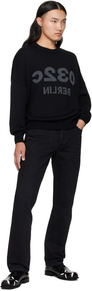 Sveter 032C 032c Selfie Knit Sweater Čierna | F25-URK-1511-000, 3