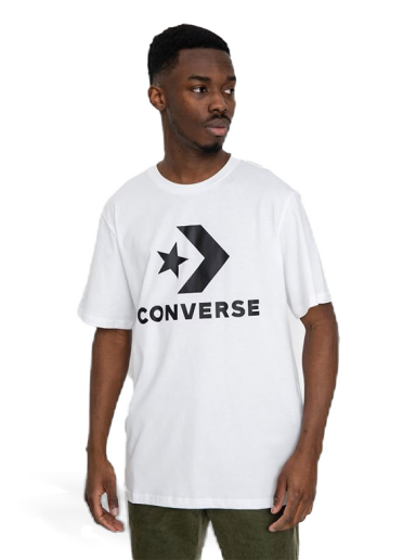 Tričko Converse Standard Fit Logo Star Chevron Biela | 10025458-A03