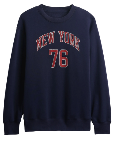 Mikina GAP New York VintageSoft Americana Sweatshirt Navy | 778455-00, 2