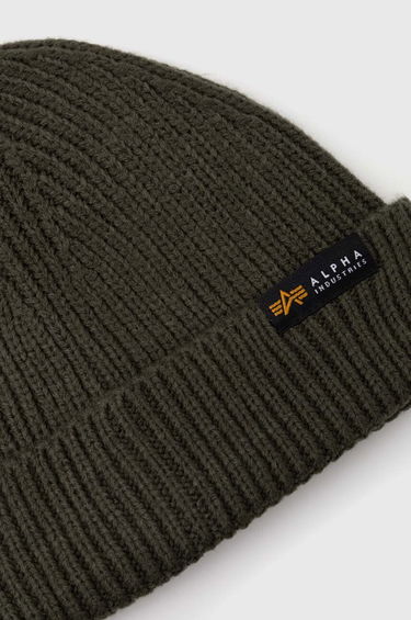 Kulicha Alpha Industries Beanie Knitted Zelené | 138905.142, 1