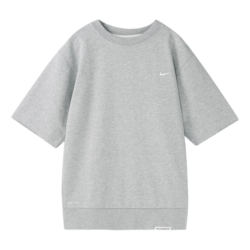 Sveter Nike Standard Issue Dri-FIT Short Sleeve Pullover Šedá | CV1940-063