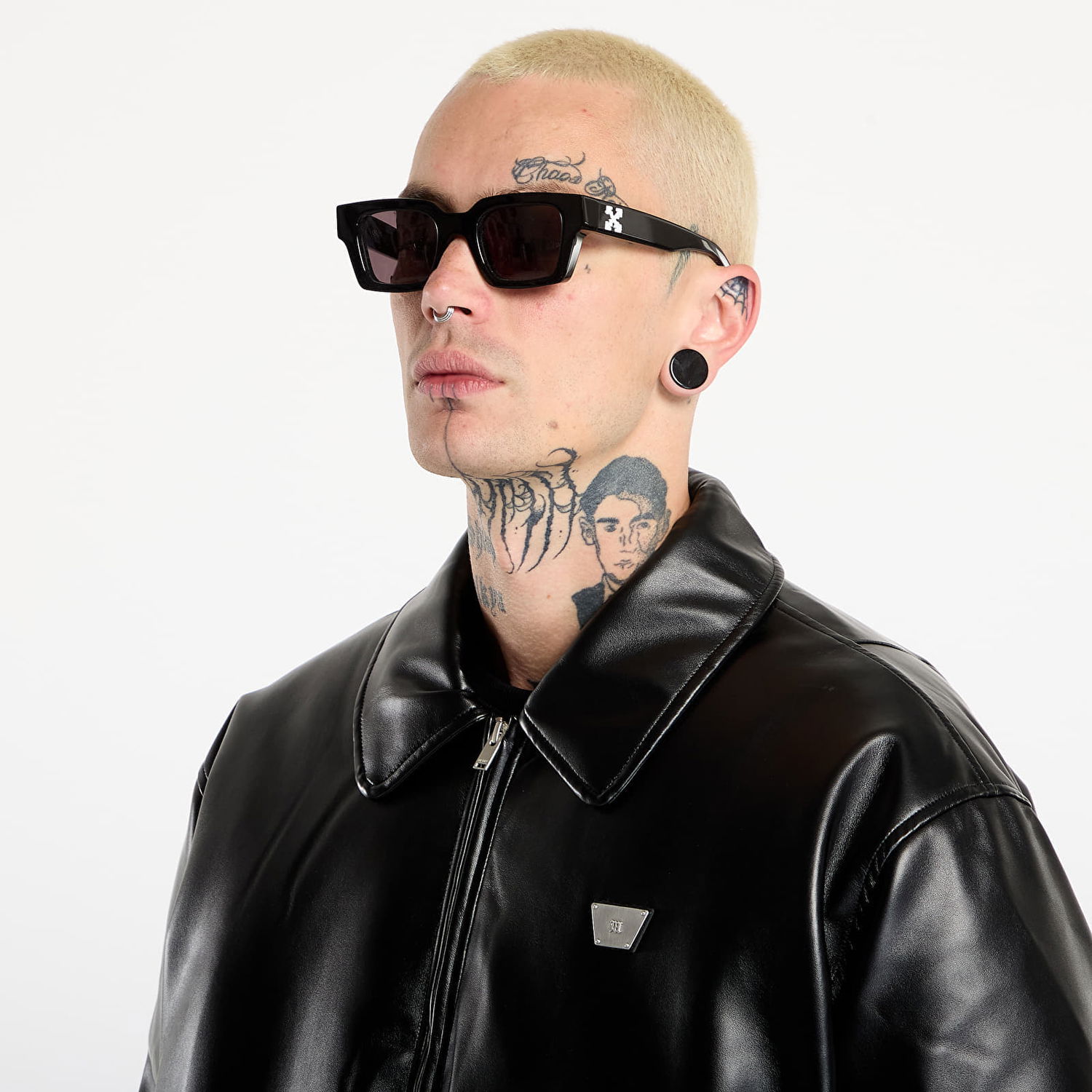 Bomber bunda MISBHV Faux Leather Puffer Bomber Jacket Black Čierna | 251M427, 1