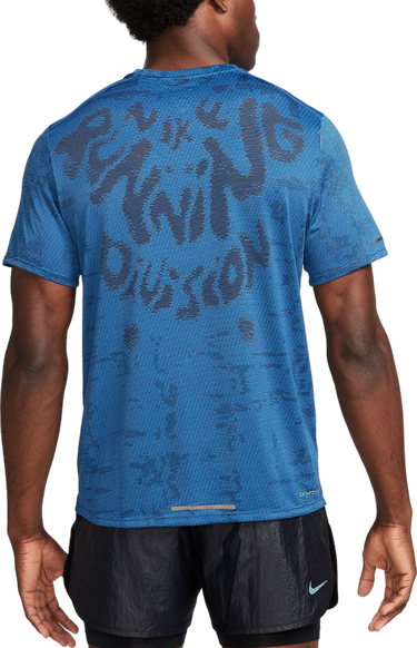 Tričko Nike M NK DFADV RUN DIV SS TOP Modrá | fn3383-476, 1