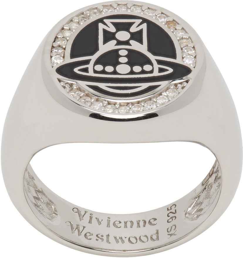 Prsteň Vivienne Westwood Vivienne Westwood Silver Sussex Ring Metalická | 64040186-01P586-