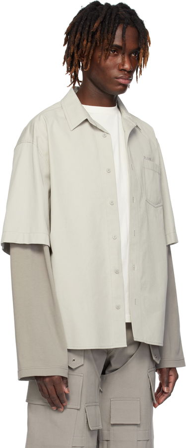 Košeľa We11done We11done Layered Shirt Šedá | WD-SH0-25-162-M-GY, 1