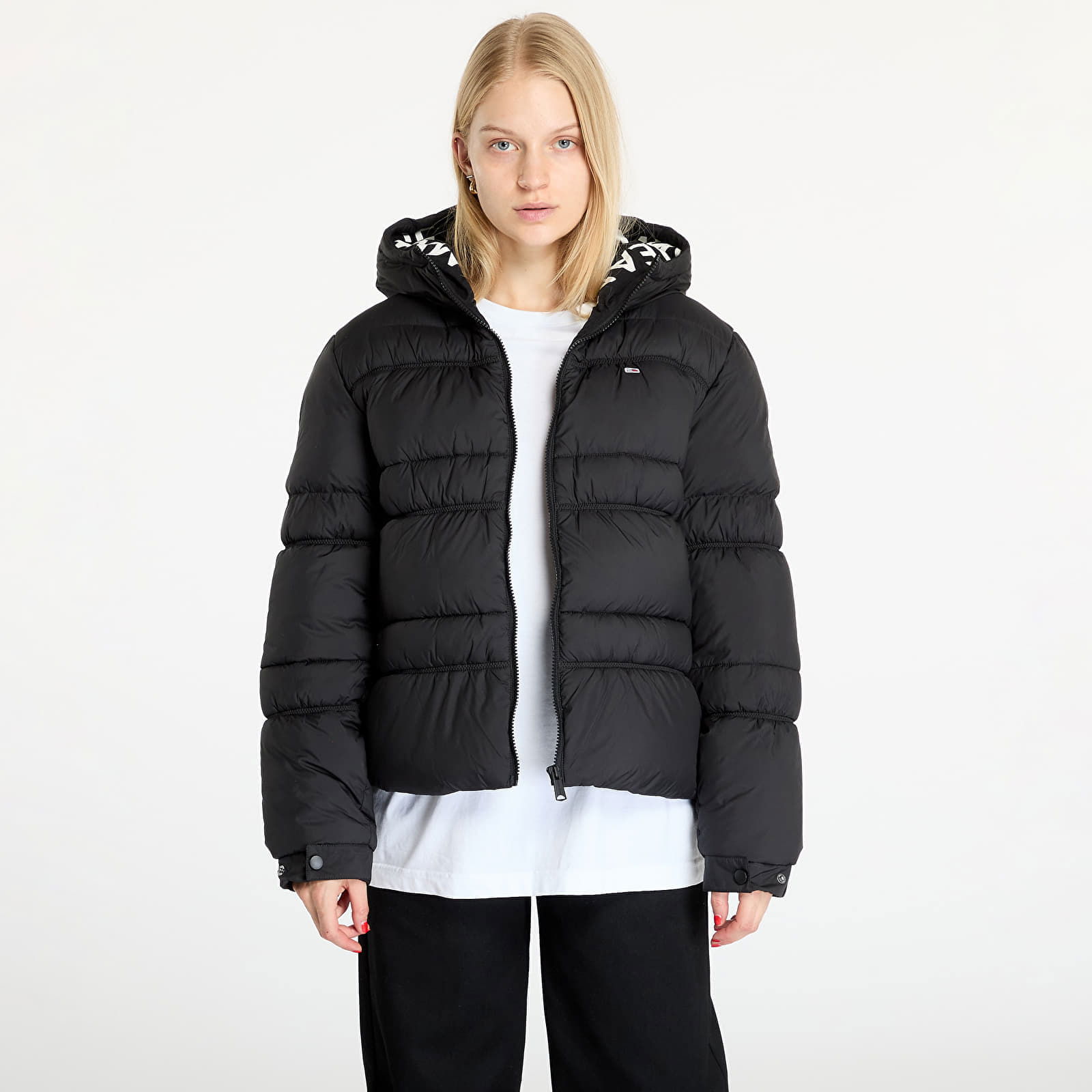 Quilt Rouch Tape Jacket Black