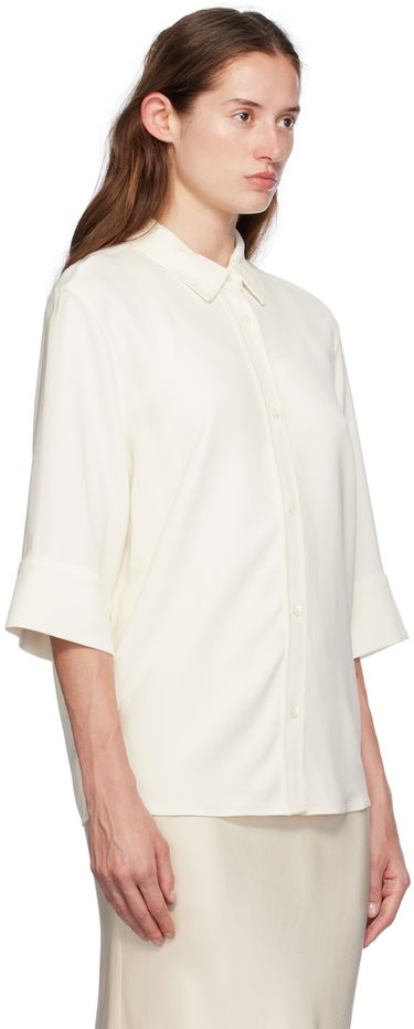 Košeľa Anine Bing Silk Blouse Biela | A-07-5841-IVY26, 1